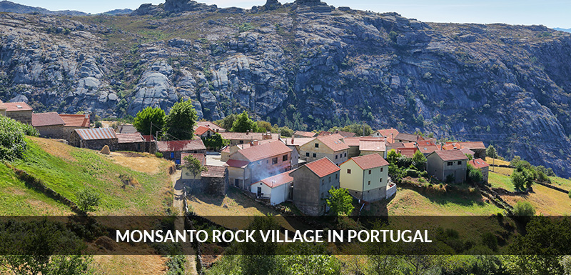 Monsanto rock village in Portugal