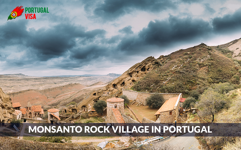 Monsanto rock village in Portugal