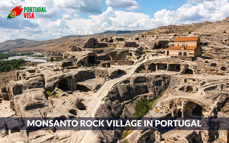 Monsanto rock village in Portugal